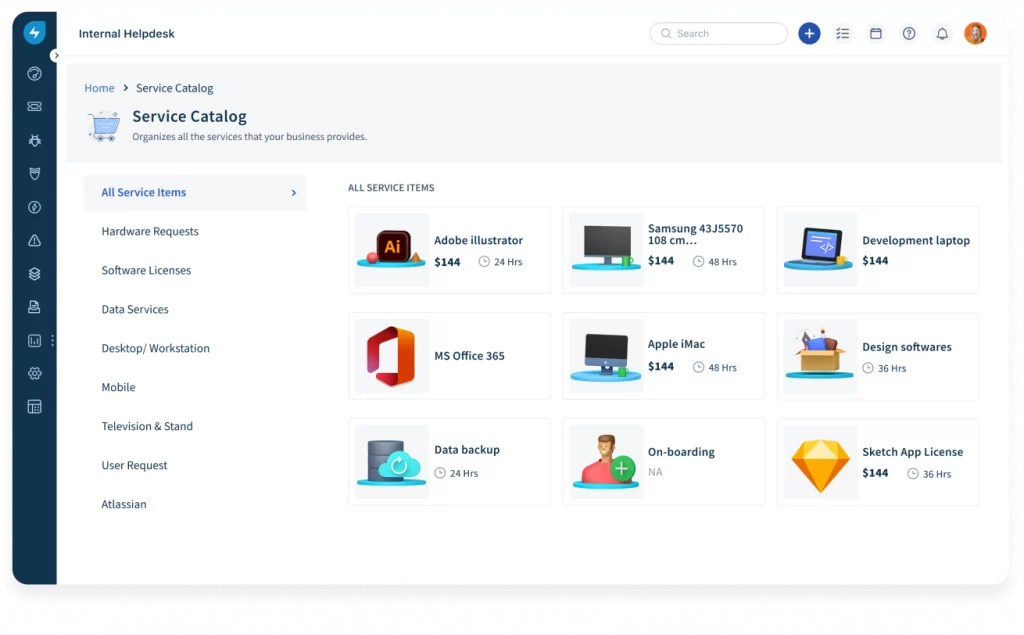 Freshworks TechPryme Freshworks Service Catalog
